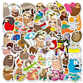 Miniatyrbillede 1 af 5: Sloth Stickers | 50 stk. | Vinyl Vandtætte Stickers til Bærbar, Skateboard, Vandflasker, Computer, Telefon, Guitar, Søde Sloth Stickers til Børn Voksne (Sloth Stickers)