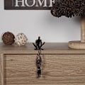 Miniatyrbillede 3 af 5: Moderne metalreol dekoration - Bronze skulptur