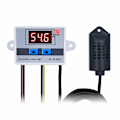 Miniatyrbillede 1 af 5: Digital Luftfugtighedskontrol Multifunktionel Praktisk Høj Præcision Digital Luftfugtighedskontrol Hygrometer Switch (220V)