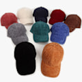 Miniatyrbillede 3 af 5: Fløjls Baseball Cap Dad Hat Klassisk Justerbar Blød Almindelig Cap,1