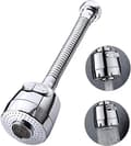 Miniatyrbilde 1 av 5: 360 graders svingbar kranlufter, 2 moduser justerbar dusjhode filter spr