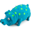 Miniatyrbillede 1 af 5: Squeaky Pig Dog Toys, Blå Latex Grunting Pig Dog Toy Angst Relief for Dog Puppy Chew Toys,Dog Squeeze Toy