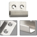 Miniatyrbillede 3 af 4: 8 stk. robuste vægkroge, U-formet firkantet krog, vægkrog i rustfrit stål, til brug i badeværelse, køkken, garageophæng, robust krog, 4*2.5*3.5cm