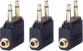 Flygplansheadset-adapter för flygplan 3 st