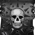 Miniatyrbillede 5 af 5: Højt Skull Bæltetaske, Steampunk Nitte Fanny Pack, Gotiske Læder Messenger Tasker, Shou