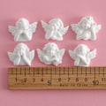 Miniatyrbillede 3 af 5: 12 stk. Miniature Englefugure Barok Stil Flade Ryg Resin Englefugure Pynt DIY Scrapbooking Håndværk Fremstilling Telefon Case Charms