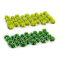 Miniatyrbillede 1 af 5: 2 stk. 64 Tuft Statisk Græs Kunstigt Græs Model Turf Moderne Skov til DIY Jernbane Tog Landskabsscene Kunstigt Græs Model