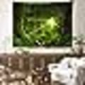 Miniatyrbild 2 av 5: Forest Tapestry Tree Cave Nature Tapestry Väggbonad Misty Tree