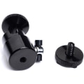 Miniatyrbilde 2 av 5: 1/4 tommers blitsskoadapter med ekstra blitsskoadapter-skrue for kameraer, videokameraer, smarttelefoner, Gopro, LED-videolys, mikrofon, videomonitor (2 pakker)