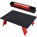Miniatyrbild 1 av 5: Fällbart bord, bärbart fällbart campingbord, strandbord, kompakt multifunktionsbord, aluminium bordsskiva, lämplig för utomhusbruk, camping, stapling, grillning, strand