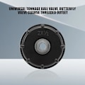 Miniatyrbillede 5 af 5: 2 stk. S60x6 IBC Tankdæksel 1000L Tankforbindelse, 1/2\" Udløbsdiameter Nippeltilbehør 60mm til Tonventil, 1/2\" Havevandsslangeforbindelse