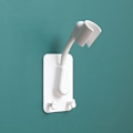Miniatyrbillede 1 af 3: 2 stk. Bruseskalleholdere, Ingen Boring, 360° Justerbar, Badeværelsestilbehør Bruseskalleholder, Hvid (15*6cm)