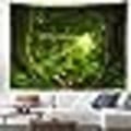Miniatyrbild 4 av 5: Forest Tapestry Tree Cave Nature Tapestry Väggbonad Misty Tree