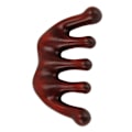 Miniatyrbilde 5 av 5: Hodebunnsmassasje Kam Bærbar Antistatisk Hode Skraping Multifunksjonell Padauk Design