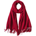 Miniatyrbillede 1 af 5: Foulard Echarpe Efterår Kvinde Mand 200 * 70CM Vinter Bordeaux Silkeblød Elegant Sjal Blød til Bryllup Fest Aften