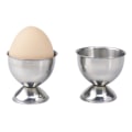 Miniatyrbilde 2 av 3: Pieces Eggkopper i Rustfritt Stål, Eggkoppsett, Eggkoppholder, Eggkoppholder i Rustfritt Stål Servise Eggkoppholder for Restaurant, Hjem, Kjøkken (