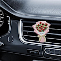 Miniatyrbild 2 av 5: Doftande rosdekoration, blommig aromaterapiornament |