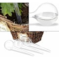 Miniatyrbild 2 av 5: Automatiska bevattningslökar Blomma Vatten Droppbevattning Enhet Vattenglober Självbevattningsbollar för inomhus- och utomhusväxter Transparent 13X5X5cm