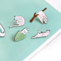 Miniatyrbild 3 av 5: Emalj brosch nål set dekoration kavajslag nål tillbehör present till kläder väskor hatt