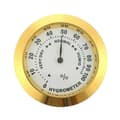 Cigar Hygrometer, Analog Hygrometer, Rund Glas Præcisionshygrometer til Cigarkasse, Cigarskab