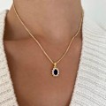 Miniatyrbild 5 av 5: Retro sol halsband personlighet ins stil legering diamant sol halsband kvinnor, set med 3 st