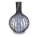 Miniatyrbillede 1 af 5: 0,5w rødvinformet lampe LED-lampe vinkop bordlampe metal smedejern lampe