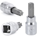 Miniatyrbillede 3 af 5: 13 stk. Torx topnøglesæt, T8 - T70 topnøglesæt, hun-Torx toppe, Torx bit topnøglesæt, krom vanadium stål 1/4\", 3/8\" og 1/2\" drev