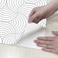 Miniatyrbilde 2 av 4: 1 rull tapet i vifteform, moderne minimalistisk kunst