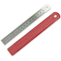 Miniatyrbilde 3 av 4: Rustfritt stål linjal for teknisk tegning 15cm