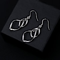 Miniatyrbild 4 av 5: Tåardrop örhängen - Designer silver örhängen drop örhängen för kvinnor mode premium drop örhängen, silver