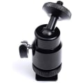 Miniatyrbilde 5 av 5: 1/4 tommers blitsskoadapter med ekstra blitsskoadapter-skrue for kameraer, videokameraer, smarttelefoner, Gopro, LED-videolys, mikrofon, videomonitor (2 pakker)