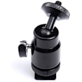 Miniatyrbillede 5 af 5: 1/4 tommer hot shoe-montering med ekstra skrue til skoadapter til kameraer, videokameraer, smartphones, Gopro, LED-videolys, mikrofon, videoskærm (2 pakker)