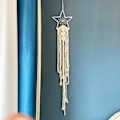 Miniatyrbillede 2 af 5: 3-delt drømmefanger makramé vægophæng boho vægdekoration sol måne