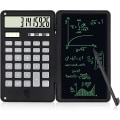 Miniatyrbillede 1 af 5: Skrivebordslommeregner med sletbar LCD-skrivetablet, 12-cifret bas