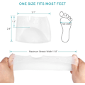 Miniatyrbillede 3 af 5: Metatarsal Pads, Åndbare Gel Fodpuder Lindrer Plantarsmerter, Hård hud og Blærer, Forfod Beskyttelse, Tåseparator, til Mænd og Kvinder