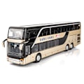 Miniatyrbild 1 av 5: Legering Dubbeldäckare Bussmodell Leksak, Elektrisk 1:50 Drag tillbaka Bilar C