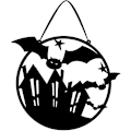 Pikkukuva 1 / 5: Halloween-aiheinen ripustettava tervetulotoivotuskilpi
