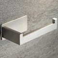 Miniatyrbillede 1 af 5: Sort Toiletpapirholder, Toiletpapirholder til Badeværelse og Køkken, SUS 304 Rustfrit Stål, Selvklæbende