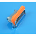 Miniatyrbilde 4 av 4: Manuelle barberblad, femlags barberblad, oransje barberhode 4 p