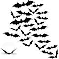 Pikkukuva 1 / 2: Halloween 3D-lepakkoseinätarra