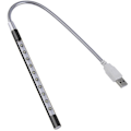 Miniatyrbillede 1 af 5: Let Laptop Lampe Usb Led 5v 1w 10 Led Lang Svanehals Touch Dimmer