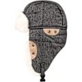 Miniatyrbillede 2 af 4: Dame Aviator Hat Bomber Hat med Øreklapper Varmt Bomuldshat Vinter Vindtæt Trapper Hat Tyk Beanie til Bjergbestigning Ski Cykling, Sort