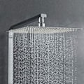 Miniatyrbilde 2 av 5: Dusjhode i rustfritt stål - Vannbesparende, 20CM firkantet dusjhode, Universell regndusj 1/2 tommers gjenge, 360° roterbar, 30° vippbar, Enkel å installere