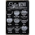 Miniatyrbild 1 av 5: Retro metallskylt - För Café
