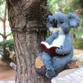 Miniatyrbilde 3 av 5: Solcelledrevet Koala-dekorasjon  Utendørs hagedekor - Plenpynt