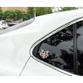 Pikkukuva 4 / 4: Yhdysvaltain armeijan metallinen autoemblemitarra (pronssi)