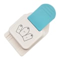 Miniatyrbilde 1 av 5: 1 stk prosess etikettstans, 6,3 * 14,9 * 9 cm gaveetikett papir stans, brukt til