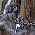 Miniatyrbillede 4 af 5: Spinner Fidget Ring Legetøj, Nøglespinner, Spindende Nøglering, Fidget Nøglering, Sensoriske Legetøj Sort
