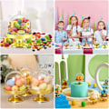 Miniatyrbillede 5 af 5: 12 Stk. Mini Kageopsats, Mini Cupcake Opsatser med Kuplåg, Mini Displays i Plast, til Chokolade, Ost, Kokosmakroner, Romkugler