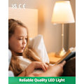 Miniatyrbild 3 av 5: Set med 6 varmvita E27 LED-lampor, 9W motsvarande 60W, 2700K standard A60